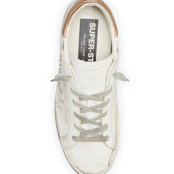 COPY - Golden Goose SuperStar Bicolor Metallic Sneakers - Picture 4 of 10
